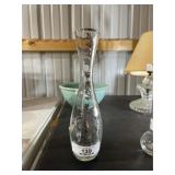 Vintage Sterling on Crystal Vase