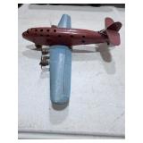 Vintage Metal Toy Airplane