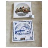 Hand Painted Trivet Tile