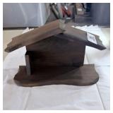 Wood Nativity Shelf
