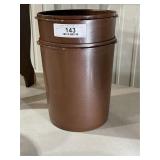 2 Vintage Brown Tupperware Containers