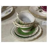 Vintage Matching Pair of Mini Cups & Saucers