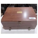 Reed & Barton Wood Silverware Box