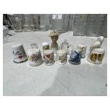 Lot of Porcelain Thimbles