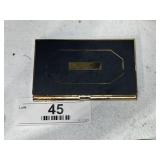 Vintage Compact Business Card Holder