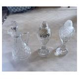 Glass Salt / Pepper Shaker & Cruet