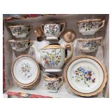 Vintage Porcelain Asian Tea Set