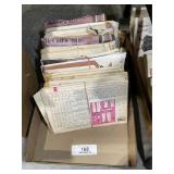 Flat of Vintage Clothes Patterns