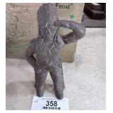 Cast Iron Indian Chief Coin Bank