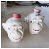 Ceramic Monkey Cups