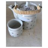 Hand Crafted Japan Pitcher & Cup