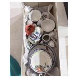 Porcelain Asian Dish Set