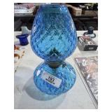 Fenton Quilted Oil Lamp