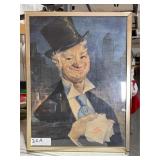 Framed Red Skelton Print