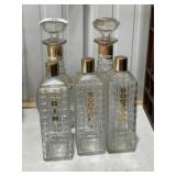 5 Liquor Decanters