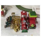 Lot of Christmas Train Ornaments