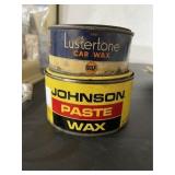 2 Collectible Car Wax Containers