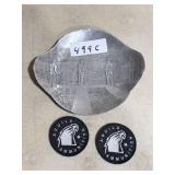Handmade Aluminum Bowl & Patches