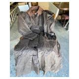Outback Leather Trench Coat