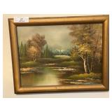 Framed Oil on Canvas
