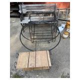 Iron Stand, Log Rack & Misc.
