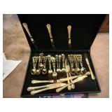 Box Set of Gold Tone Flatware