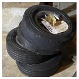 Set of 4 Faultless Caster Rubber Wheels