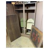 2-Door Metal Cabinet & Contents