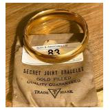 Vintage "Secret Joint" Bangle Bracelet
