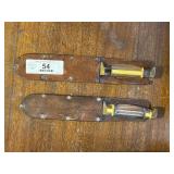 Lot of Two Fixed Blade Knives