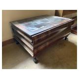 Vintage Wood Coffee Table