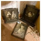 Three Antique Picture Frames