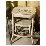 Vintage Metal Kitchen Stool