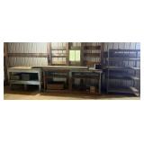 Shelf, 2 Work Tables & Misc
