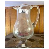 Hand-Blown Pitcher