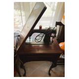 Queen Anne Style Sewing Cabinet