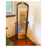 Standing Wood Floor Mirror