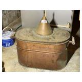 Antique Copper Boiler With Lid