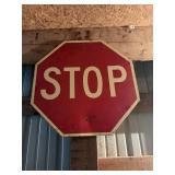 Vintage Metal "Stop Sign"