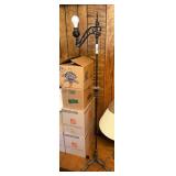Antique Wrought Iron Floor Lamp