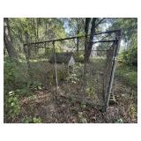 Chain Link Pen & 2 Dog Houses