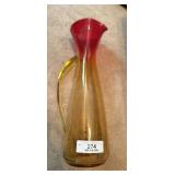 MCM Blenko Art Glass Pitcher