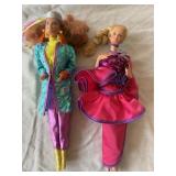 Vintage 1980s Rockers Diva & Glamour Barbie Duo