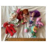Mixed Toy Lot: Strawberry Shortcake, Ty Plush & Mo