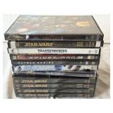 Action & Sci-Fi Movie DVD Lot: Star Wars & More