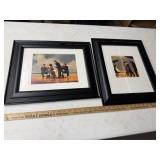 Jack Vettriano Framed Beach Art Print Pair