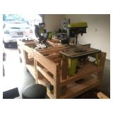 Custom Rolling Mobile Workbench Setup