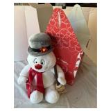 Build-A-Bear Snowman Plush w/ Gift Box