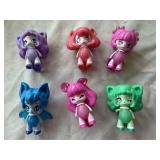 Kawaii Mini Doll Figure Lot of 6