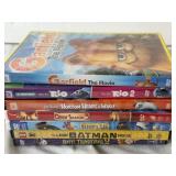 Family Animated Movie DVD Lot: 8 Hit Films
